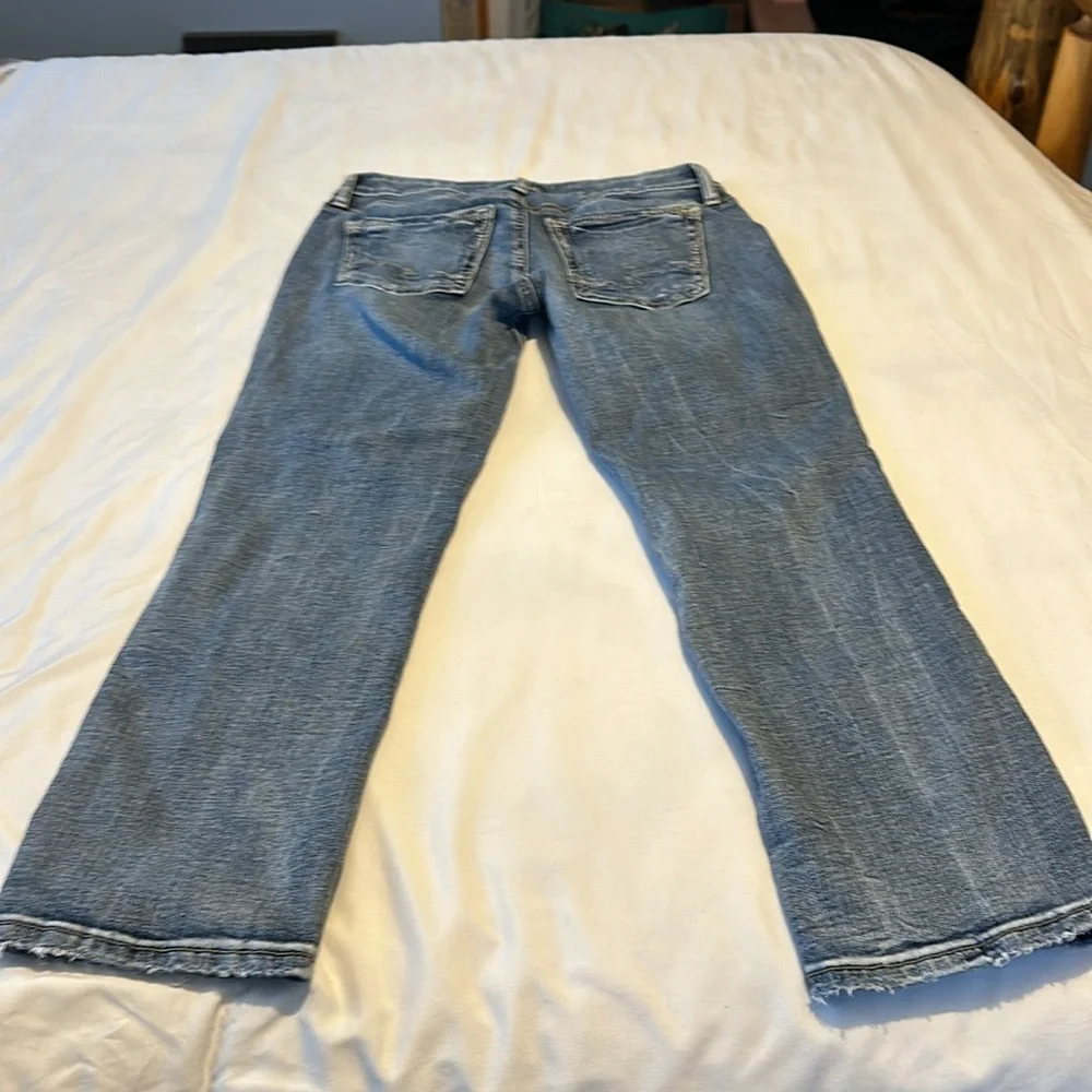 Women’s Silver Britt Capri Size 28